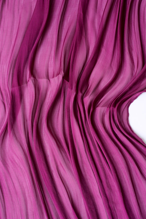 Organza Silk Hijab - Mulberry