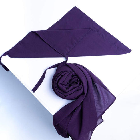 Hijab+Niqab - Eggplant