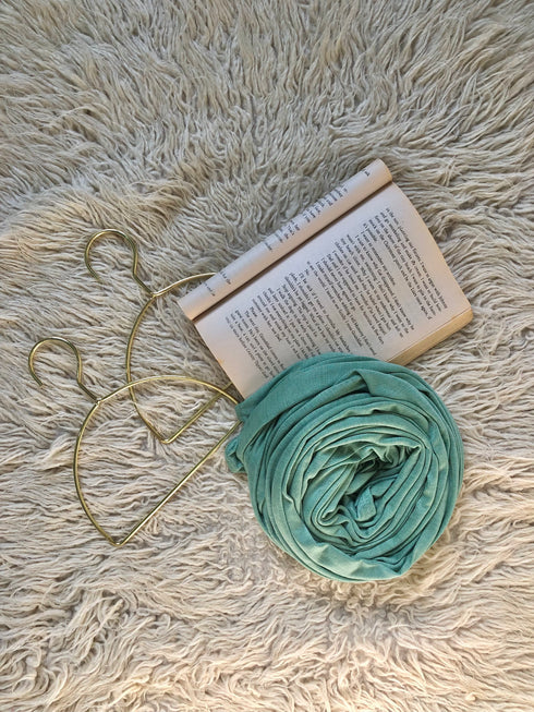 Plain Jersey Hijab - Mint Green