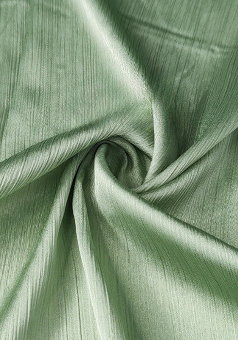 Crinkle Silk Hijab - Pistachio