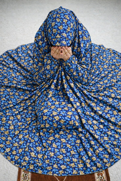 Namaz Chaddar - Isla - serene blue
