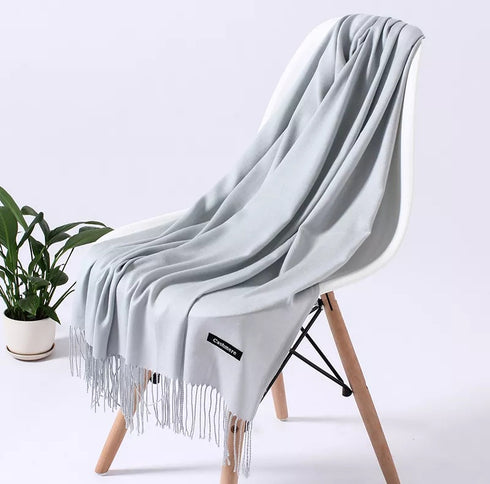 Pashmina Hijab - Grey freeshipping - Kyaari Fashion