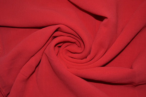 Georgette Chiffon - Red Cherry