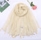 Plain Lawn Tassels - Cream freeshipping - Kyaari Fashion