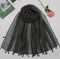 Plain Lawn Tassels - Graphite freeshipping - Kyaari Fashion