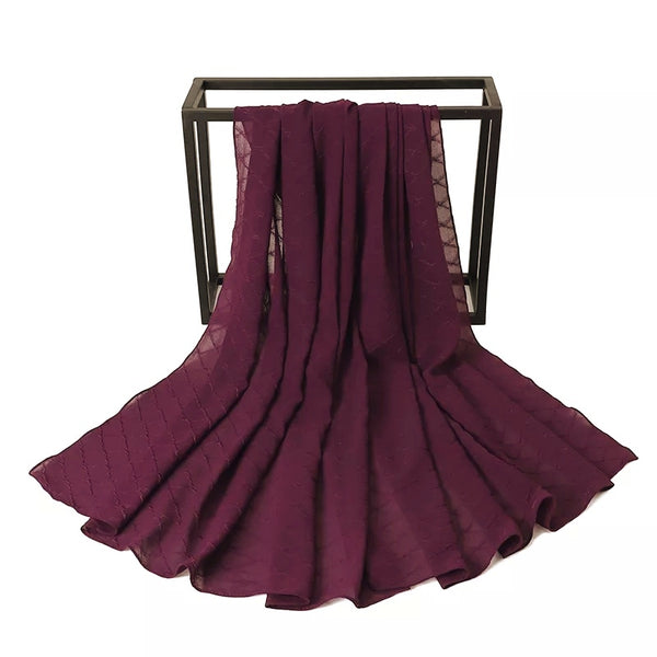 Self Georgette - Plum