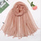 Plain Lawn Tassels - LightSalmon freeshipping - Kyaari Fashion