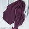 Crochet Tassel Hijab - Velvet Plum freeshipping - Kyaari Fashion