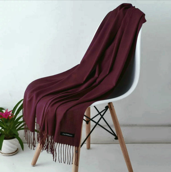 Pashmina Hijab - Maroon freeshipping - Kyaari Fashion