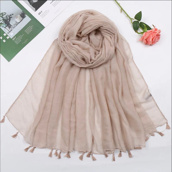 Plain Lawn Tassels - Skin freeshipping - Kyaari Fashion
