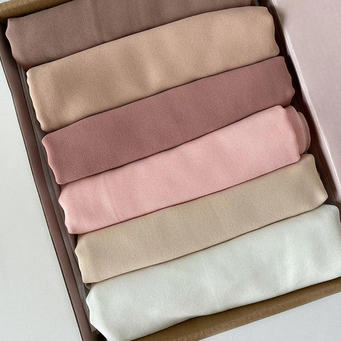 Georgette Chiffon - Bundle Of 6 freeshipping - Kyaari Fashion