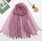 Plain Lawn Tassels - Tea Pink freeshipping - Kyaari Fashion