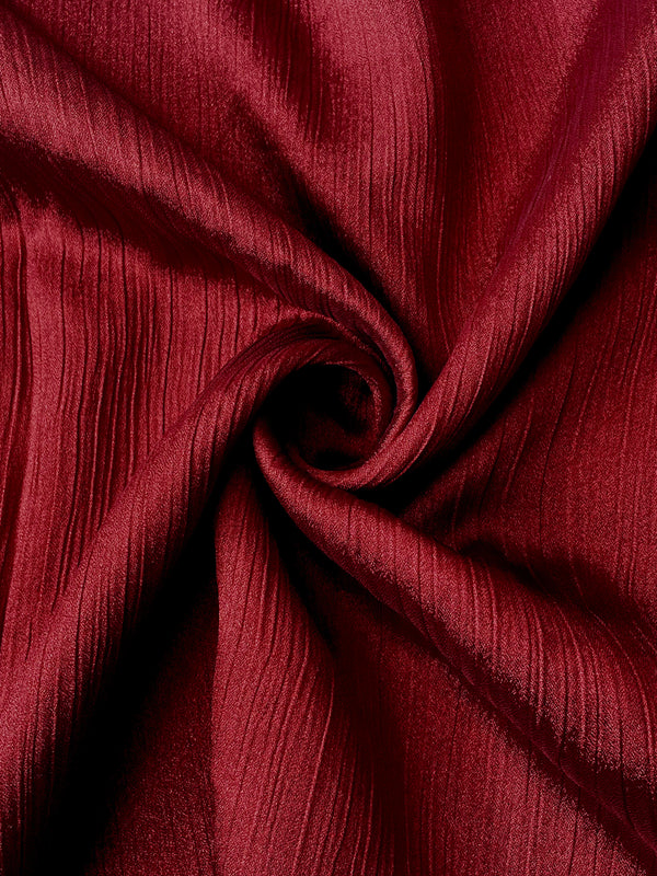 Crinkle Silk Hijab - Light Maroon