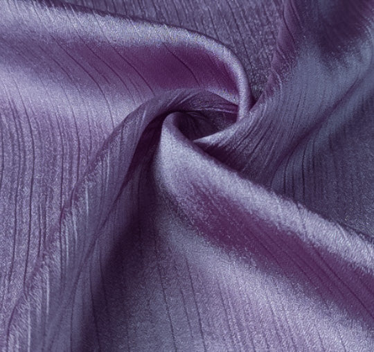 Crinkle Silk Hijab - Dusty Purple