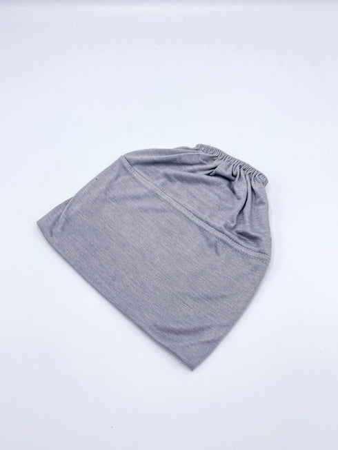 Beanie Hijab Cap - Grey