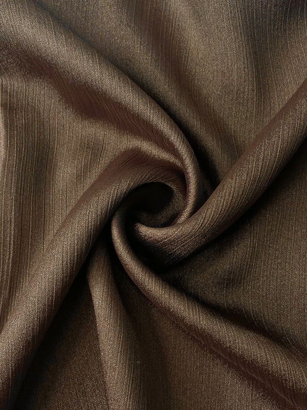 Crinkle Silk Hijab - Brownish