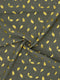 Georgette Gold Print - Grey