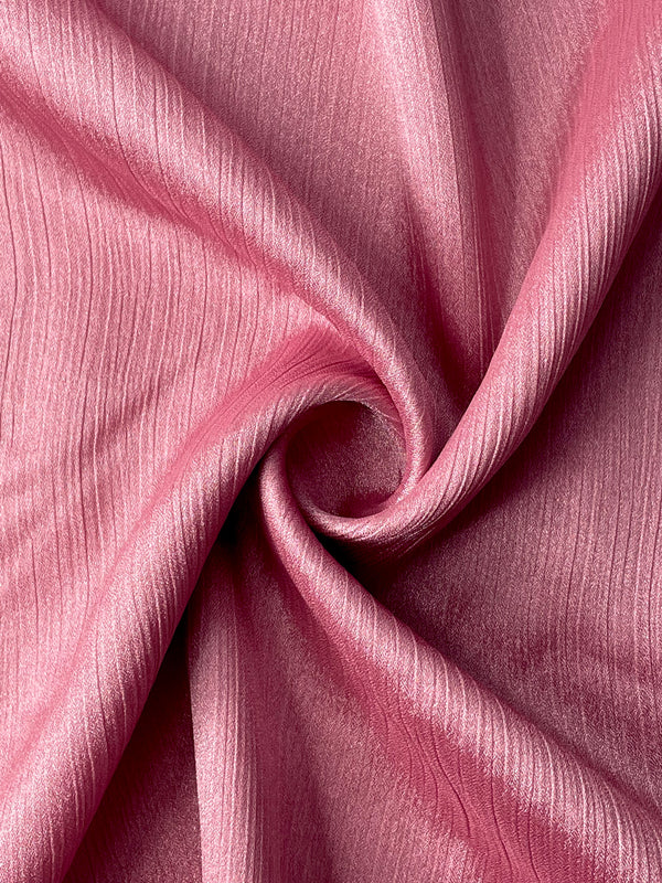 Crinkle Silk Hijab - Pink Mist