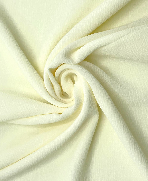 Crunch Georgette - Cream
