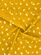 Georgette Gold Print - Mustard