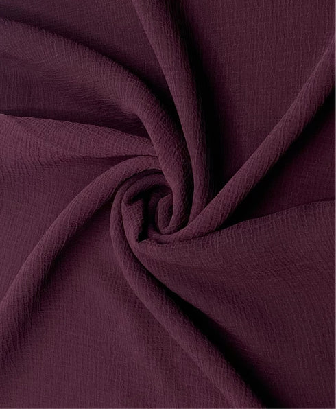 Crunch Georgette - Plum