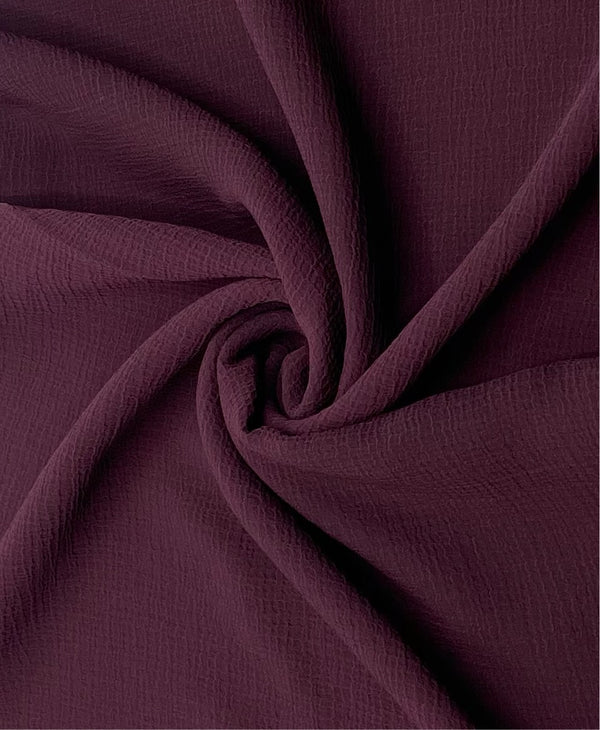Crunch Georgette - Plum