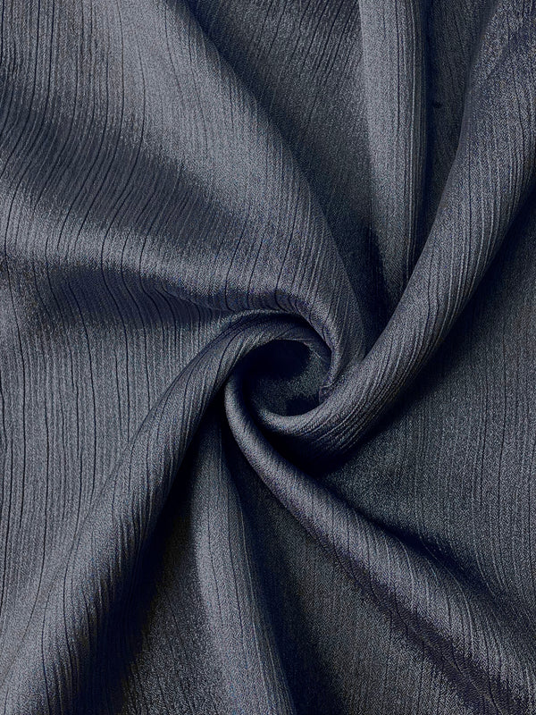 Crinkle Silk Hijab - Dark Grey