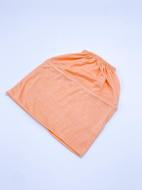 Beanie Hijab Cap - Peach