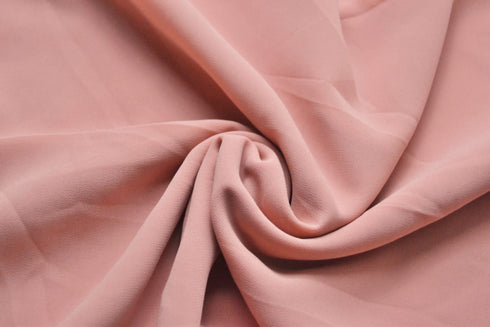 Georgette Chiffon - Pastel Peach freeshipping - Kyaari Fashion