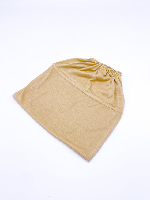 Beanie Hijab Cap - Beige