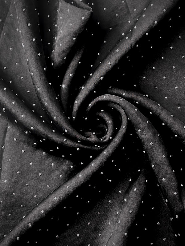 Silk Stone Hijab - Black