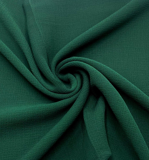 Crunch Georgette - Emerald
