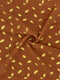 Georgette Gold Print - Hazelnut