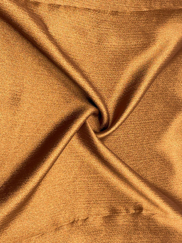 Crinkle Silk Hijab - Hazel Gold
