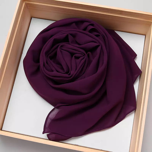 Georgette Chiffon - Plum