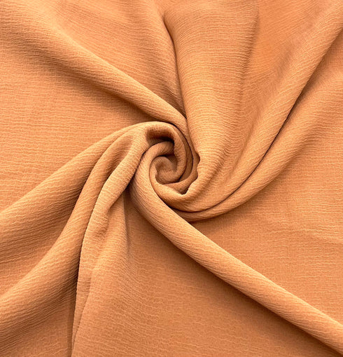 Crunch Georgette - Apricot