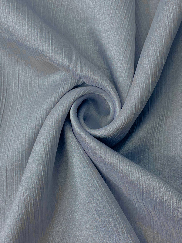 Crinkle Silk Hijab - Silver