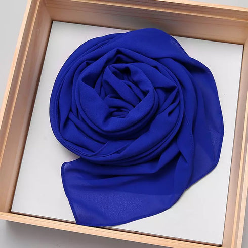 Georgette Chiffon - Ink Blue