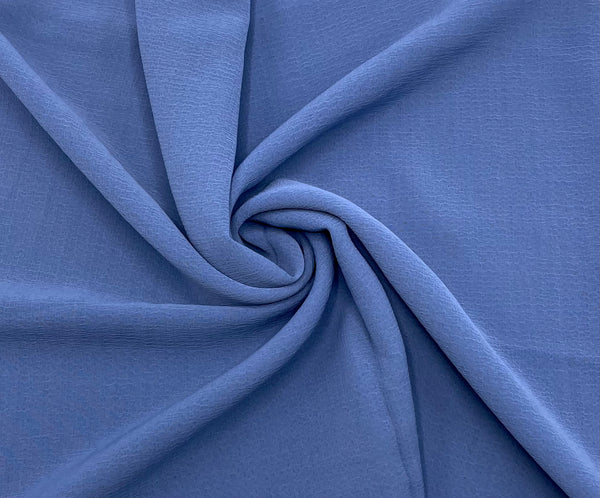 Crunch Georgette - Space Blue