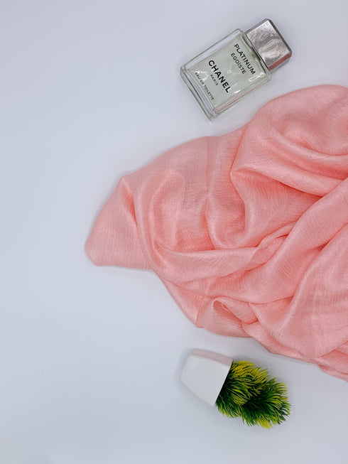 Paper Silk Hijab - Light Blush