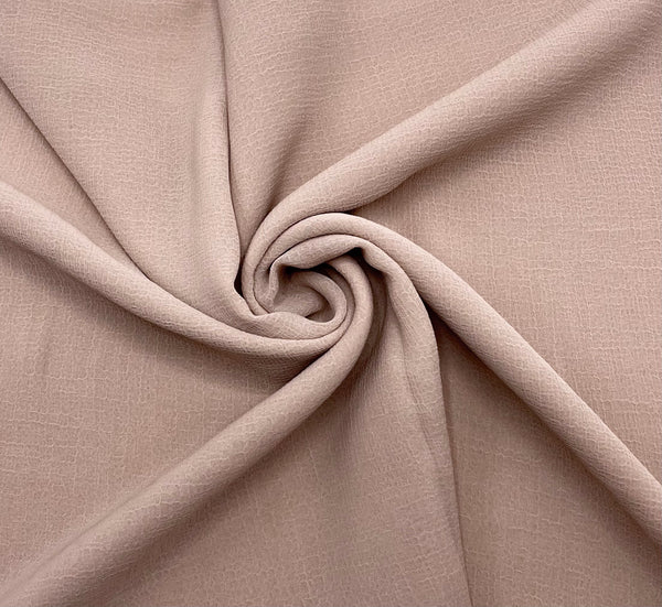 Crunch Georgette - Light Taupe