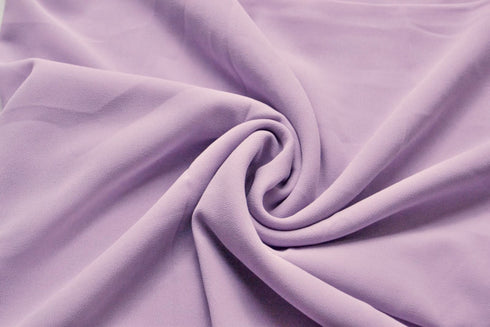 Georgette Chiffon - Lilac freeshipping - Kyaari Fashion