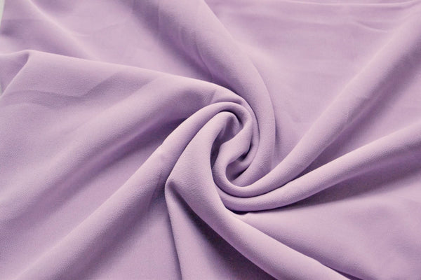Georgette Chiffon - Lilac freeshipping - Kyaari Fashion