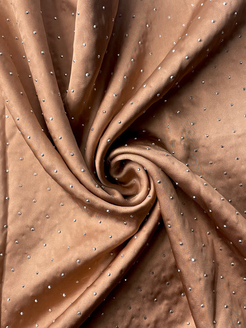 Silk Stone Hijab - Mocha