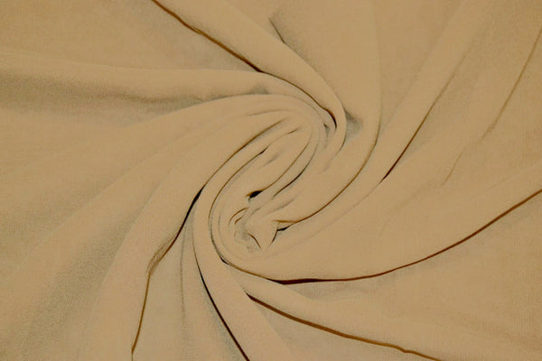 Georgette Chiffon - Nude freeshipping - Kyaari Fashion