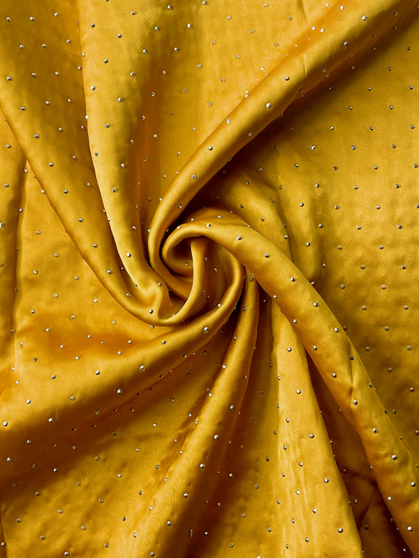 Silk Stone Hijab - Mustard