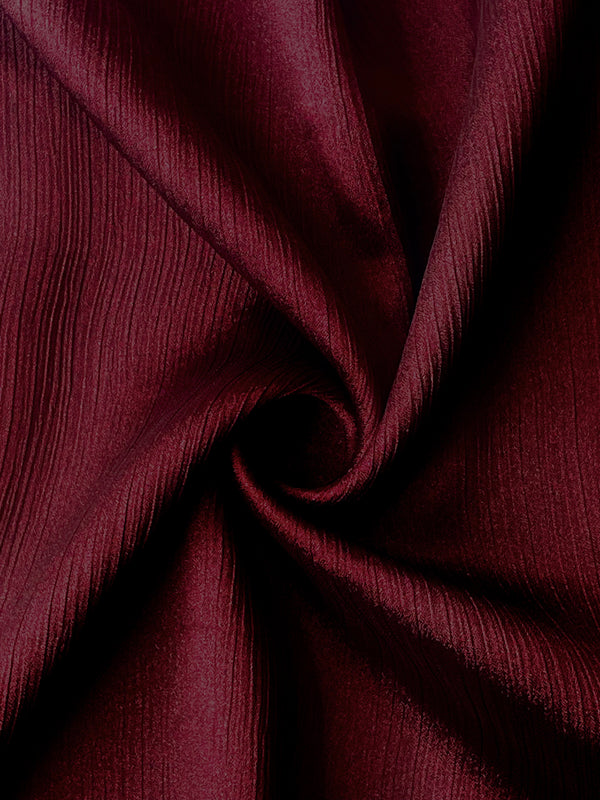 Crinkle Silk Hijab - Maroon