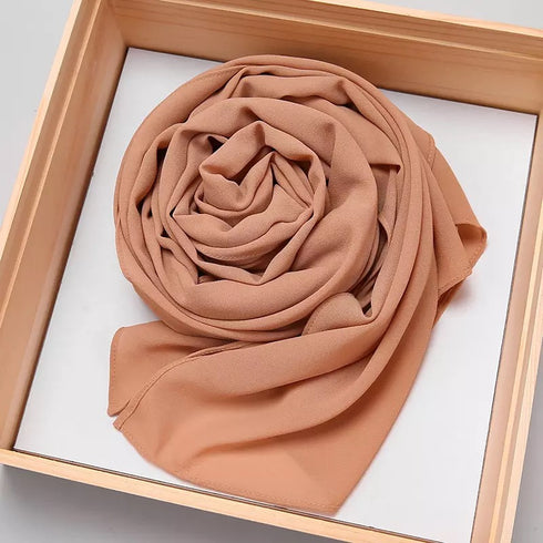 Georgette Chiffon - Light Hazelnut